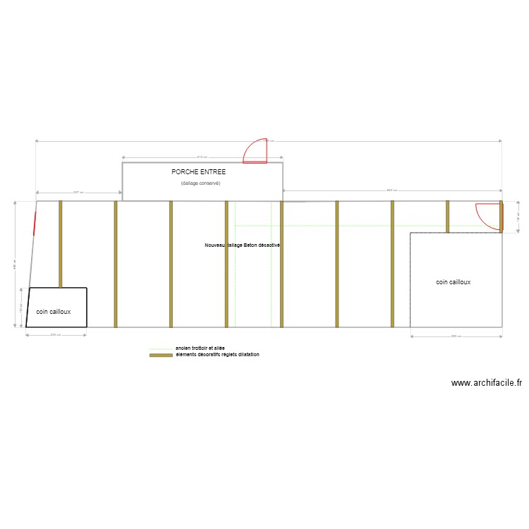 BEVE (dallage facade avant). Plan de 4 pièces et 95 m2