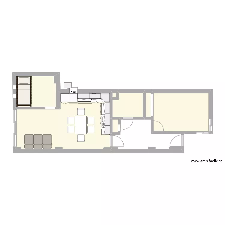 ALDEIA 2026 CUISINE. Plan de 7 et 43 m² ALDEIA 2026 CUISINE. Plan de 7 et 43 m²