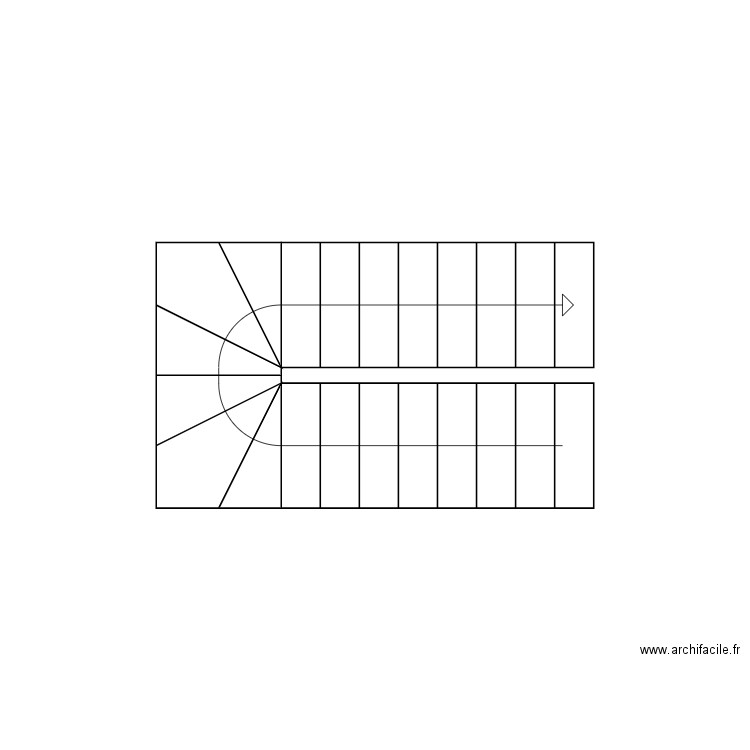 escalier maude. Plan de 0 pièce et 0 m2