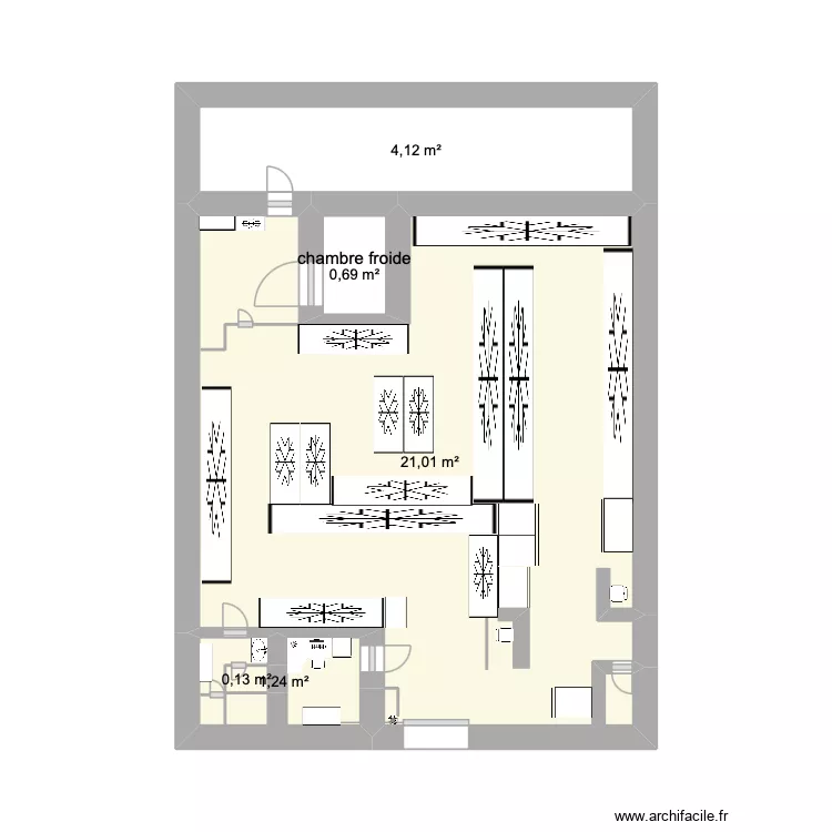 plan picard. Plan de 5  et 27 m²