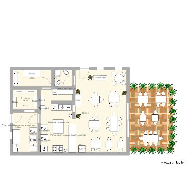 Cuisine. Plan de 0 pièce et 0 m2