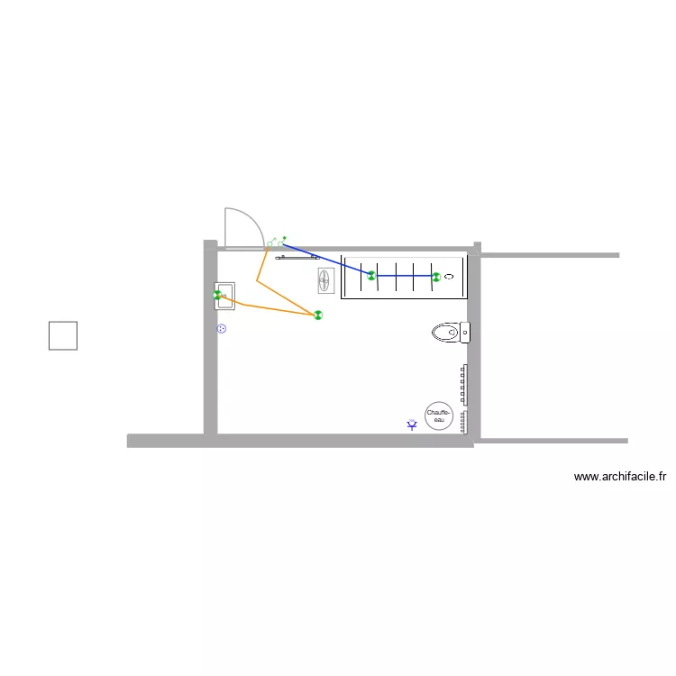 SDB LABRIONNERIE. Plan de SDB LABRIONNERIE. Plan de
