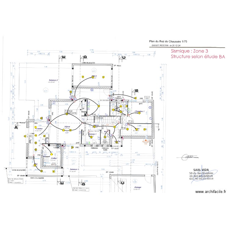 Plan GAIXET Rdc. Plan de 0 pièce et 0 m2