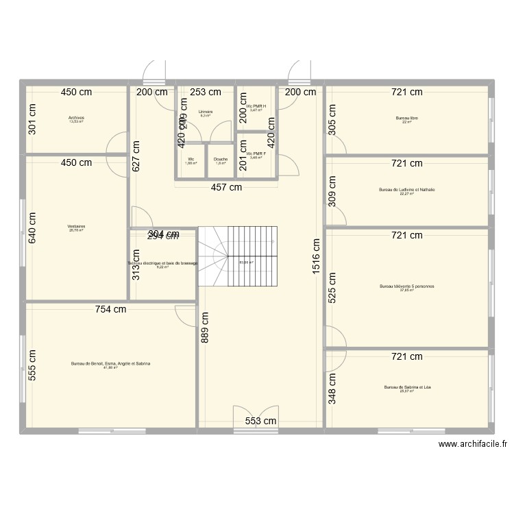 Sodi Arques. Plan de 14 pièces et 301 m2