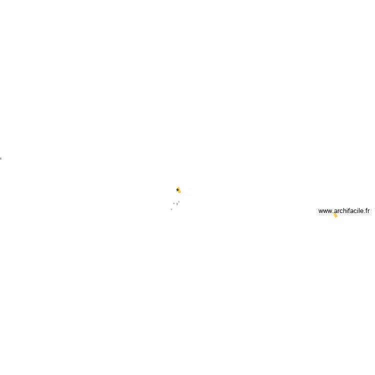 Maison Ruaux base cadastre. Plan de 