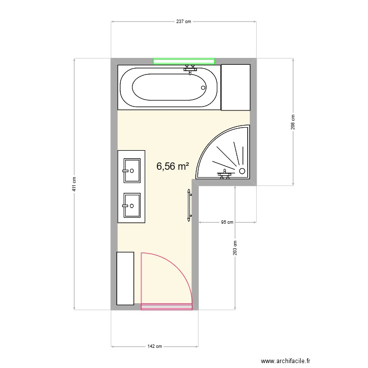 hamid existant. Plan de 0 pièce et 0 m2