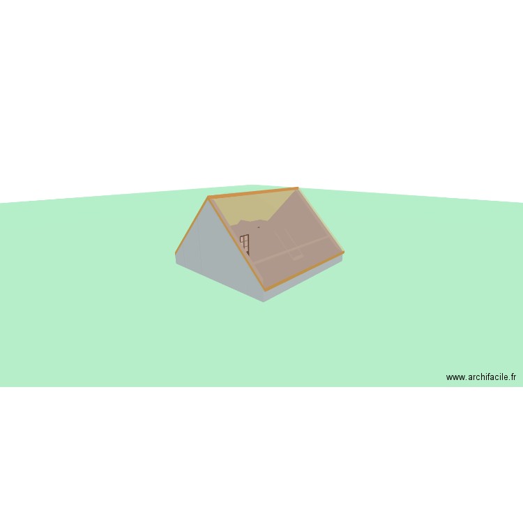 Plan Maxence. Plan de 11 pièces et 55 m2