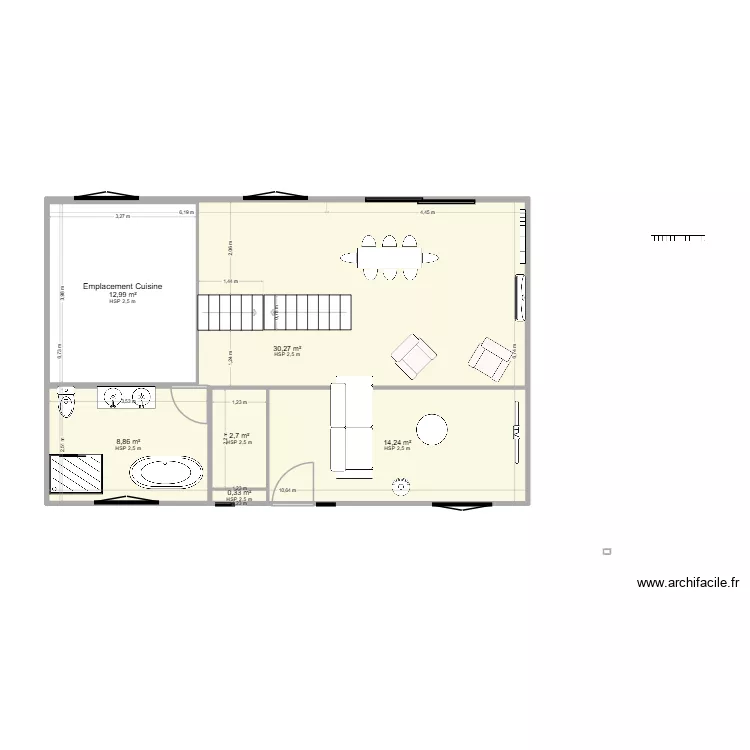 Premier étage Projet 3. Plan de Premier étage Projet 3. Plan de