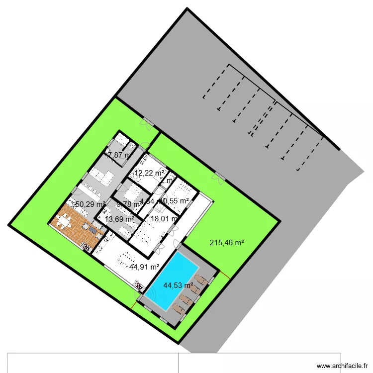 MAISON. Plan de 