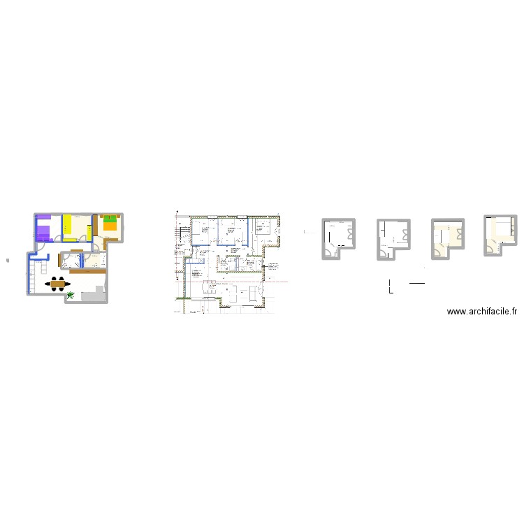 App. 4p1/2 Vétroz Balavo. Plan de 12 pièces et 153 m2