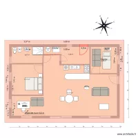 Projet maison H sans toit