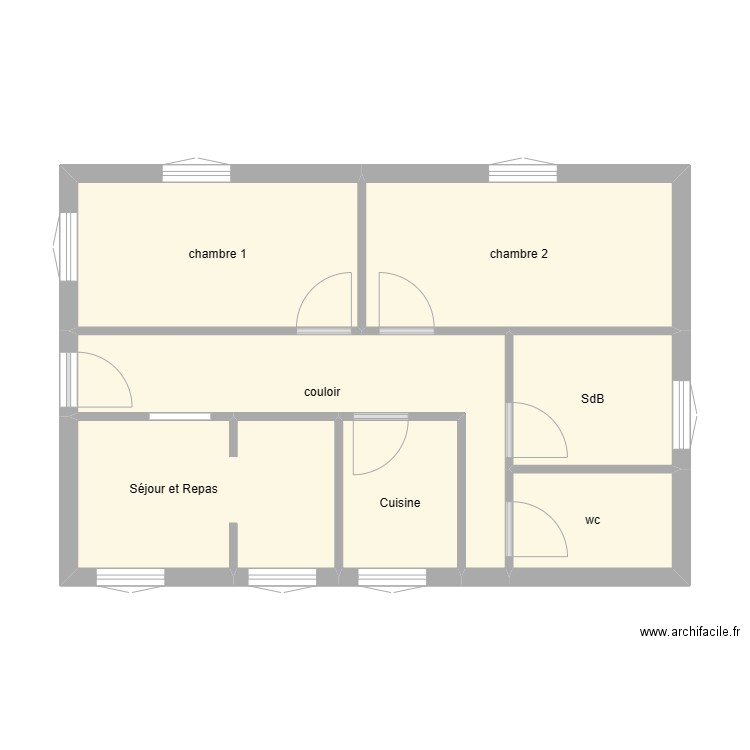 maison Anrion. Plan de 0 pièce et 0 m2