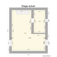 Plan etage existant location n7