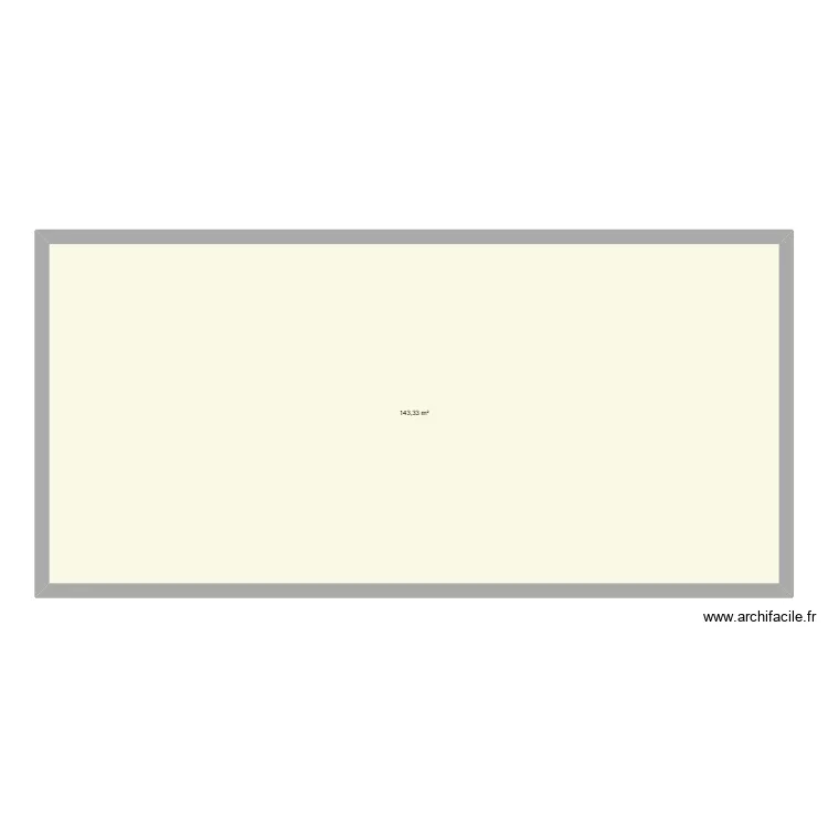 MAISON. Plan de 1 Pièce et 143 m²