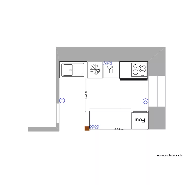 Cuisine AUCUN. Plan de Cuisine AUCUN. Plan de