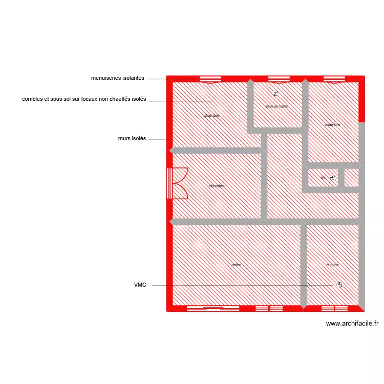 debroust étage étape 1. Plan de 8 et 77 m² debroust étage étape 1. Plan de 8 et 77 m²