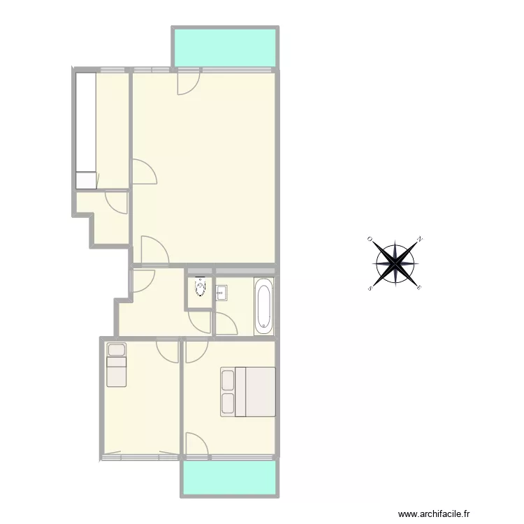 expo. Plan de 12 Pièces et 95 m²