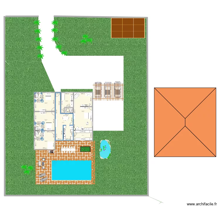 plan maison. Plan de 