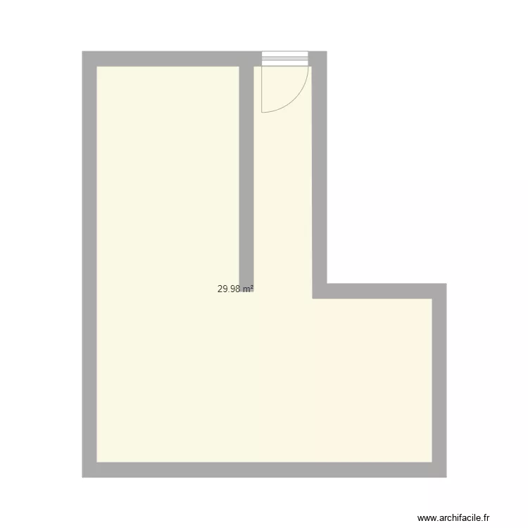 RenoLavalCP1. Plan de 1  et 30 m²