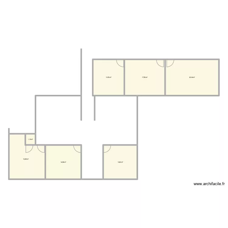 VERSION 2. Plan de 7 pièces et 101 m² VERSION 2. Plan de 7 pièces et 101 m²