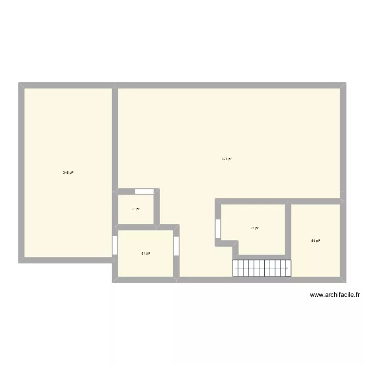 Test1. Plan de 6  et 117 m²