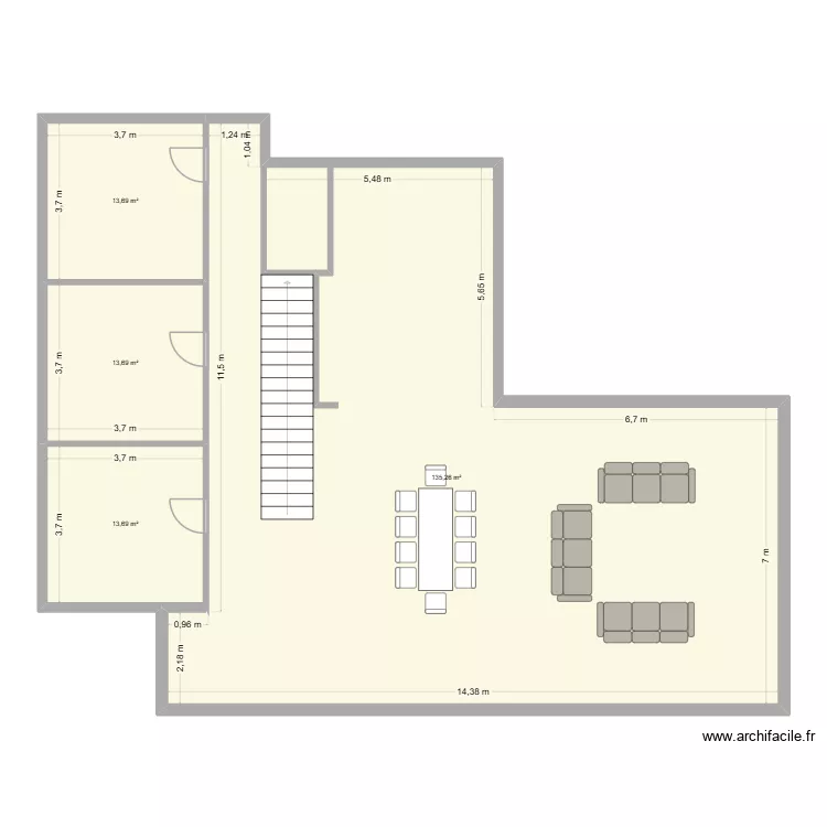 chalet 2. Plan de 4 et 176 m² chalet 2. Plan de 4 et 176 m²