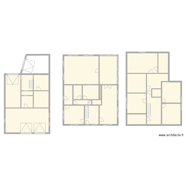 plan michel compogne. Plan de 27 pièces et 404 m2
