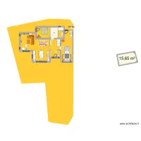 Plan Maison 2T rossignols Exe avec cadastre