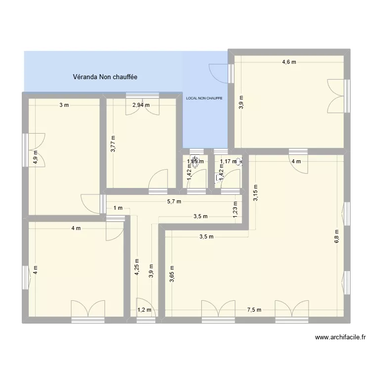 NIVAU. Plan de 
