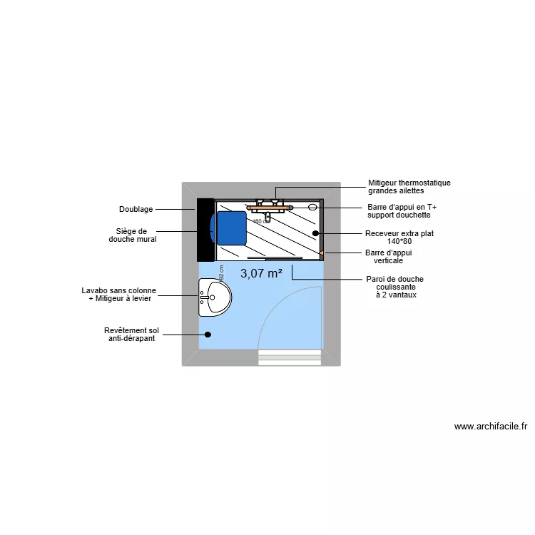 Projet PLOUVIER. Plan de 
