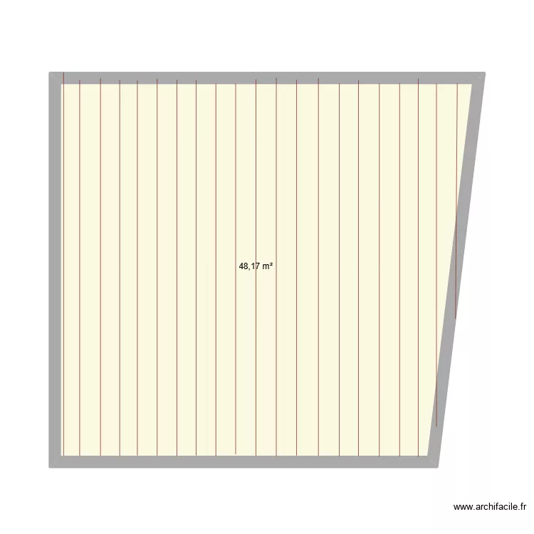 mario mjy. Plan de 1  et 48 m²