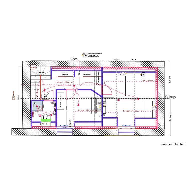 LE PARC. Plan de 8 pièces et 17 m2
