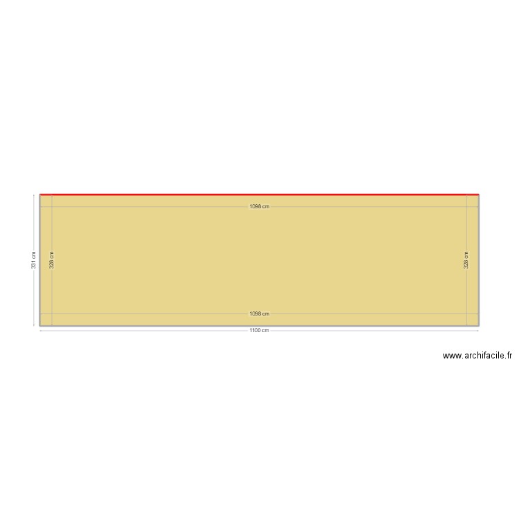 garage 6*11 plan4. Plan de 1 pièce et 36 m2