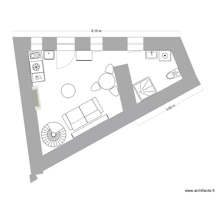 Studio Yeu. Plan de Studio Yeu. Plan de
