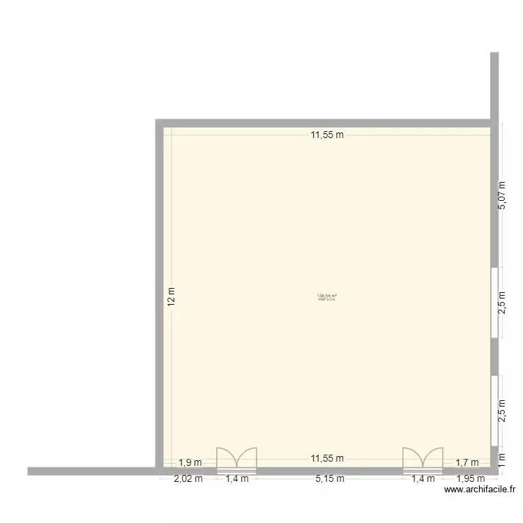 Plan2. Plan de 1 Pièce et 139 m² Plan2. Plan de 1 Pièce et 139 m²
