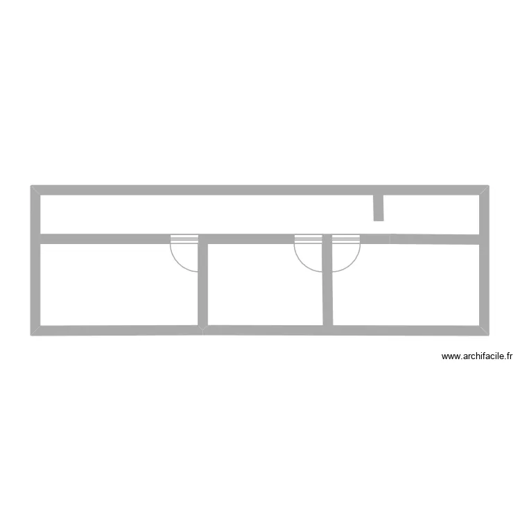 1er étage. Plan de 1 et 45 m² 1er étage. Plan de 1 et 45 m²
