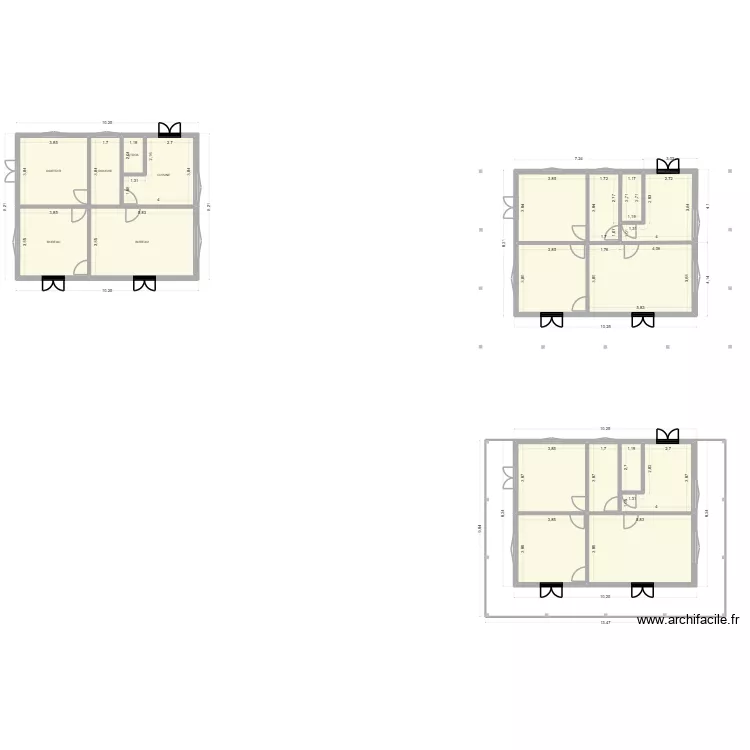 CMS. Plan de 18  et 221 m²