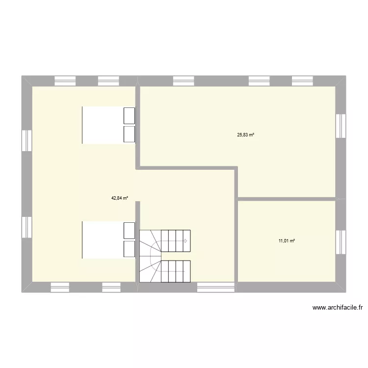Eco1Etage01. Plan de 3 et 80 m² Eco1Etage01. Plan de 3 et 80 m²