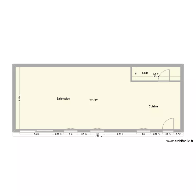 maison ferfay. Plan de 2 Pièces et 53 m² maison ferfay. Plan de 2 Pièces et 53 m²