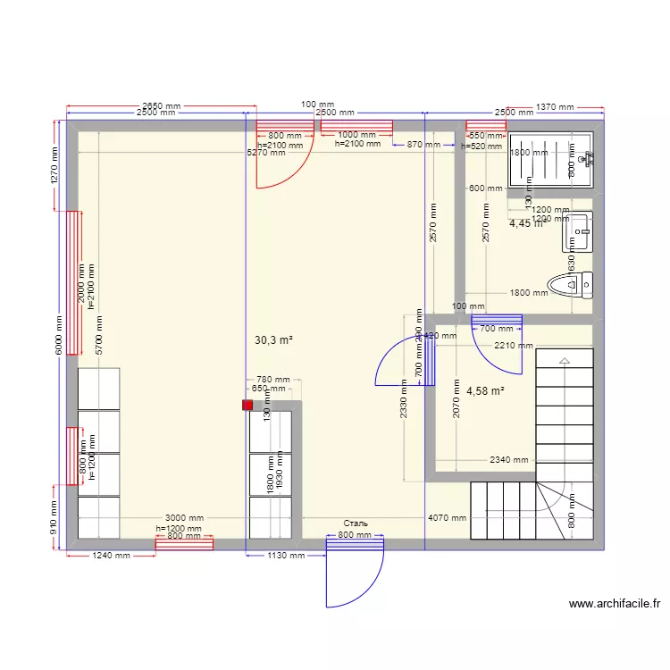 Жанна 2 эт. Plan de 