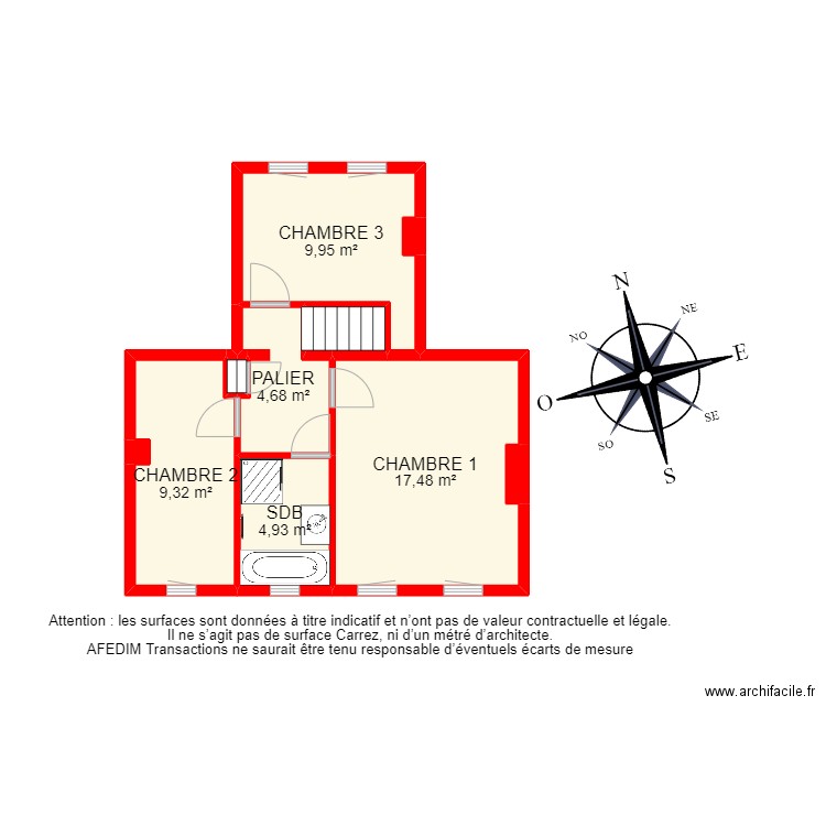 BI 16915 - . Plan de 30 pièces et 181 m2