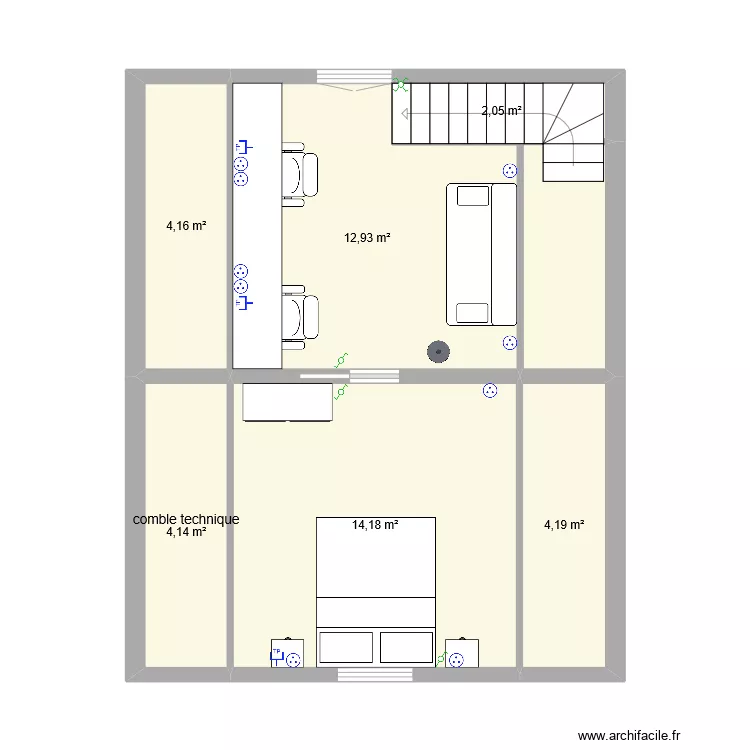 etage. Plan de etage. Plan de