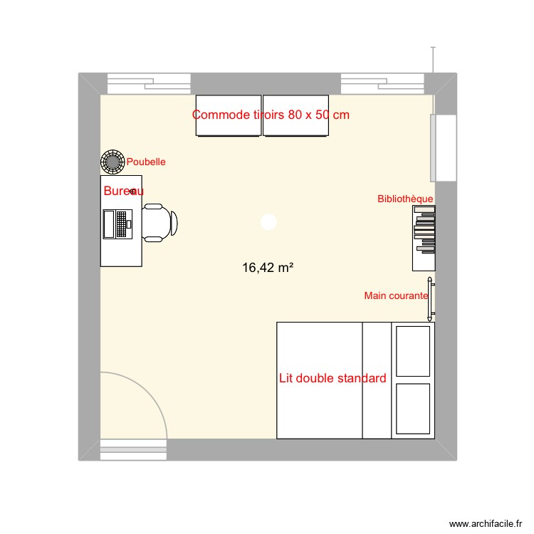 MP8 CHAMBRE FOLIN. Plan de 0 pièce et 0 m2