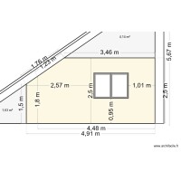 plan de coupe chambre Gabin