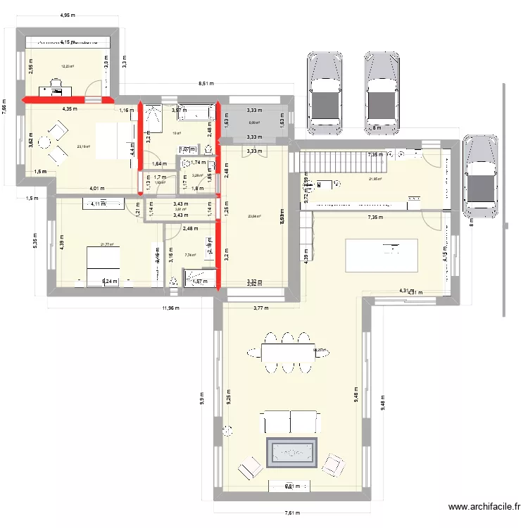 Prejet Resty extension 8. Plan de 
