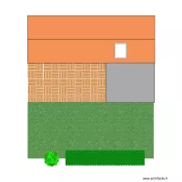 Mobil-home vue haut