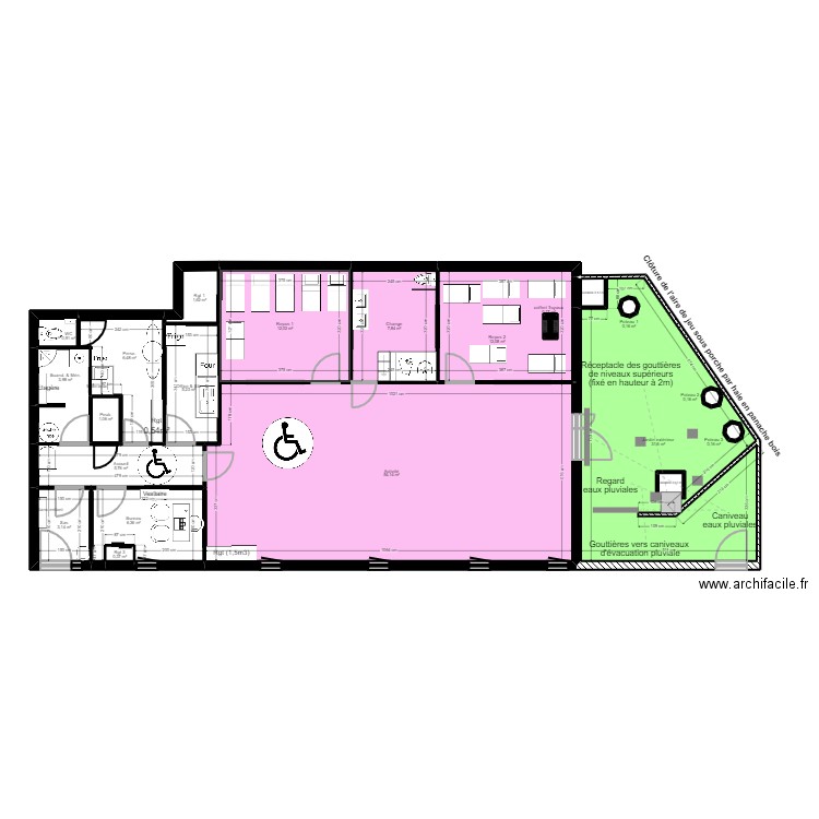 91J7N PROJET_PMI_UrM jr bv arl. Plan de 21 pièces et 156 m2