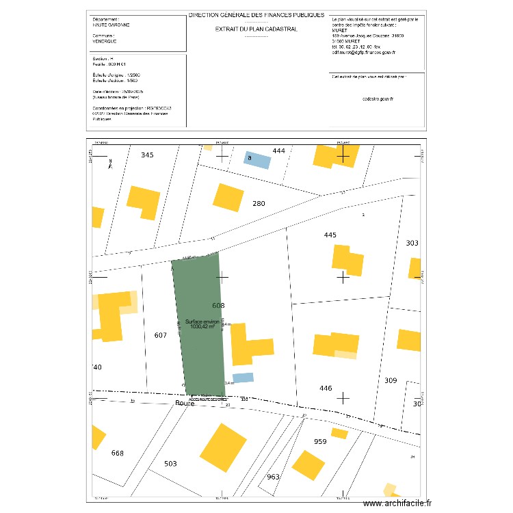 15 rte des cimes. Plan de 0 pièce et 0 m2