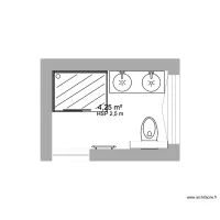 salle de bain projet