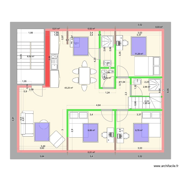 FrancoisStNazaireCombles-2. Plan de 0 pièce et 0 m2
